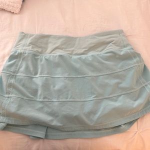 Light blue lululemon skirt!